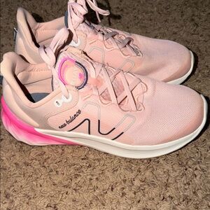 New Balance Women's Athletic Shoes in Pink and White